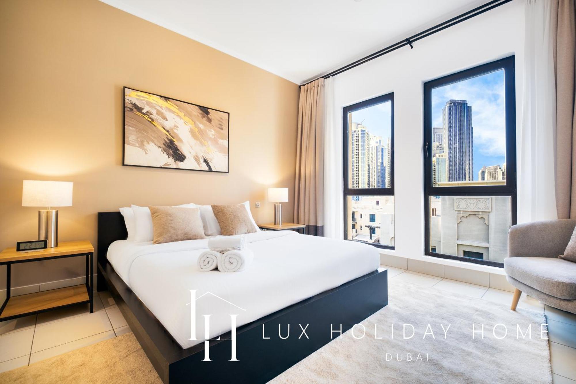 Lux The Reehan Burj Khalifa View Suite Dubaj Zewnętrze zdjęcie